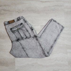 Vintage Lee Black Acid Washed Jeans 36X30